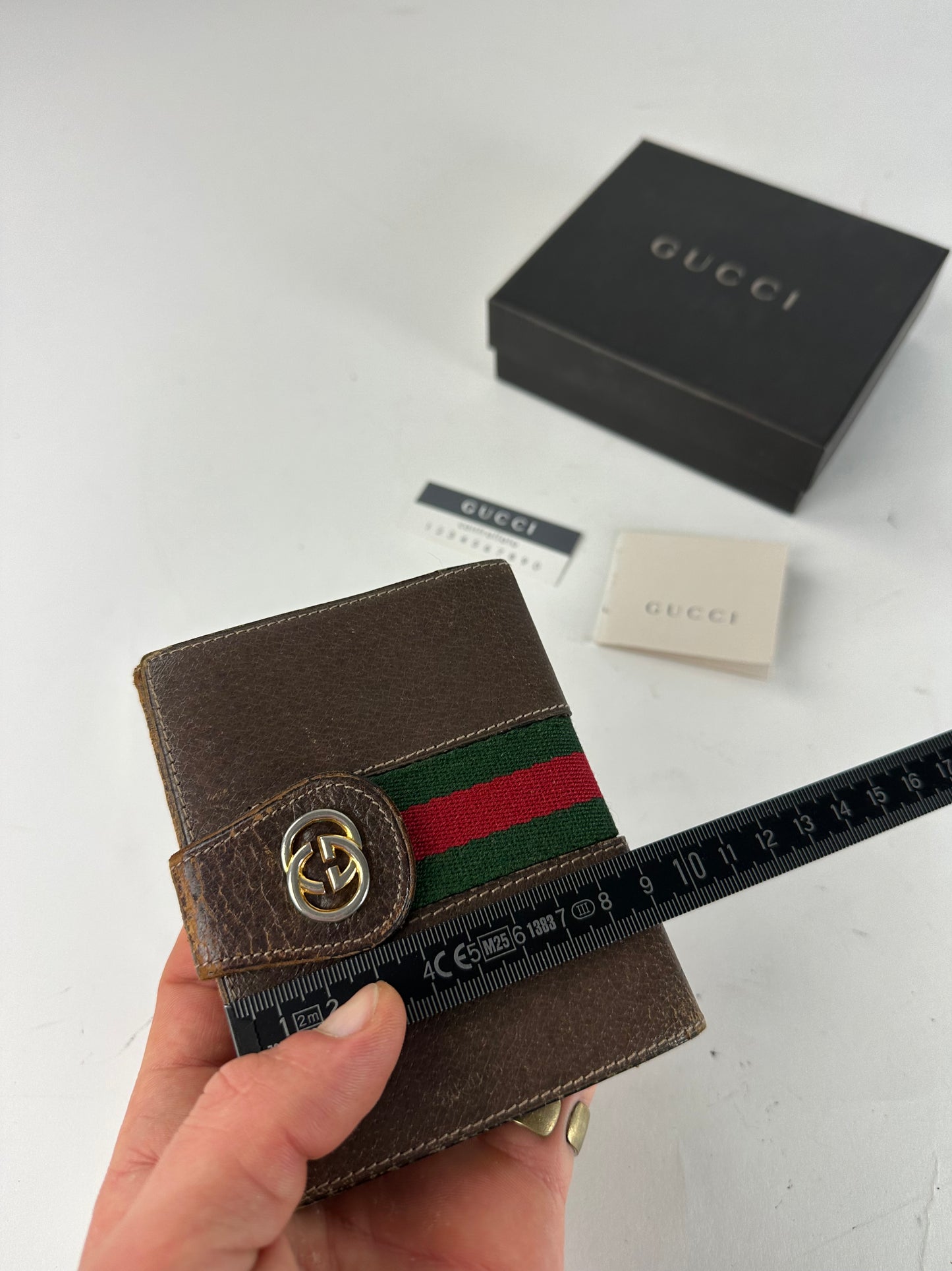 Vintage Gucci Leather Wallet Brown