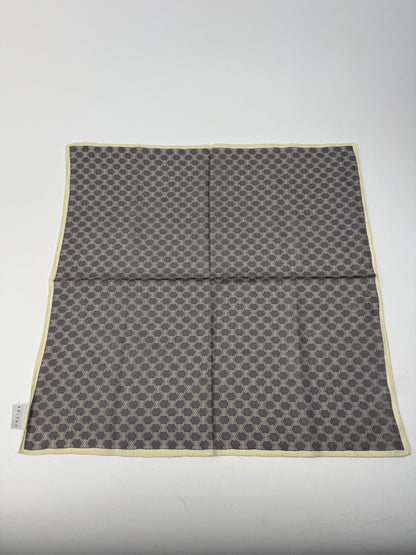 Vintage Celine Triomphe Scarf black white