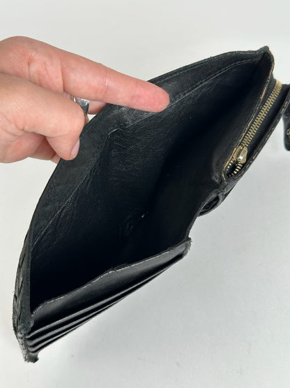 Vintage Bottega Veneta Leather Wallet black