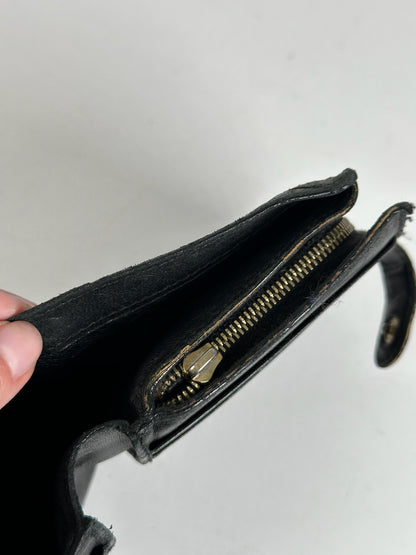 Vintage Bottega Veneta Leather Wallet black