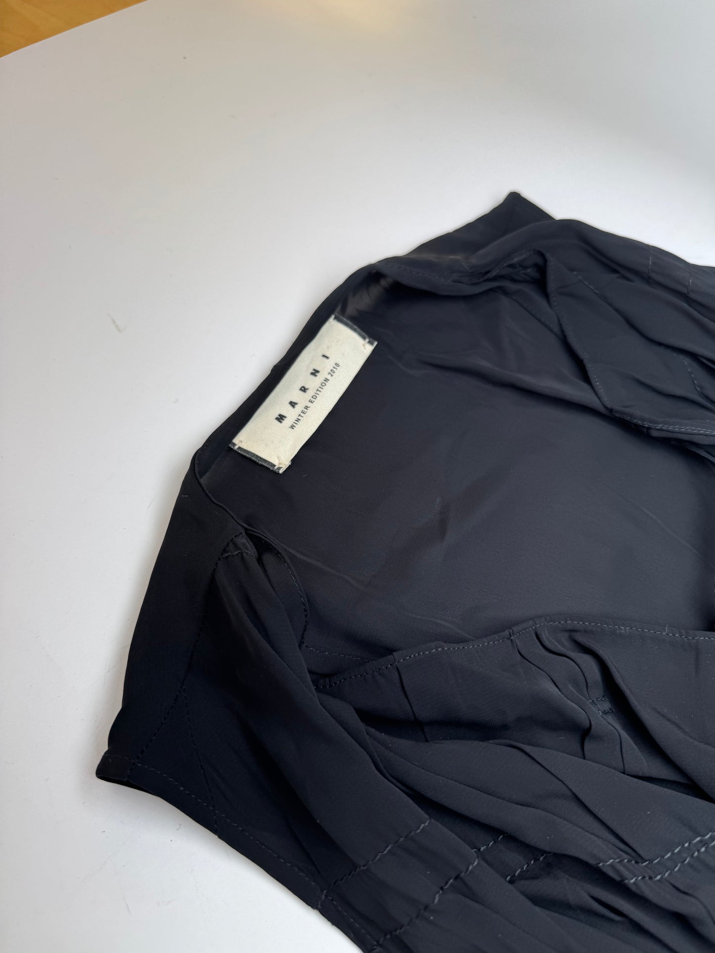 Vintage Marni Winter Edition 2010 Dress Black 36/S