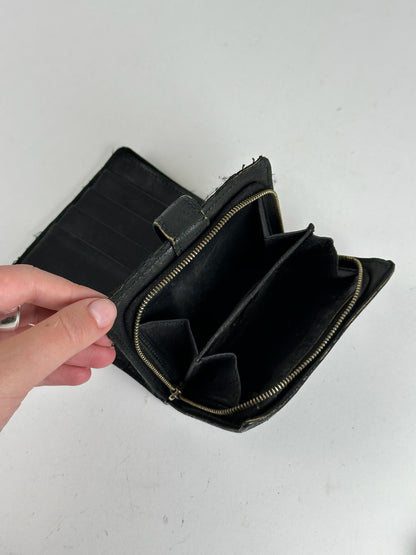 Vintage Bottega Veneta Leather Wallet black