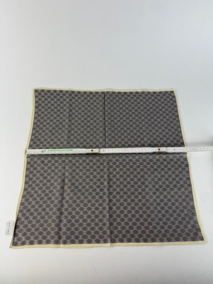 Vintage Celine Triomphe Scarf black white