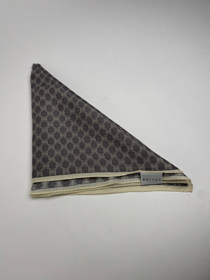 Vintage Celine Triomphe Scarf black white