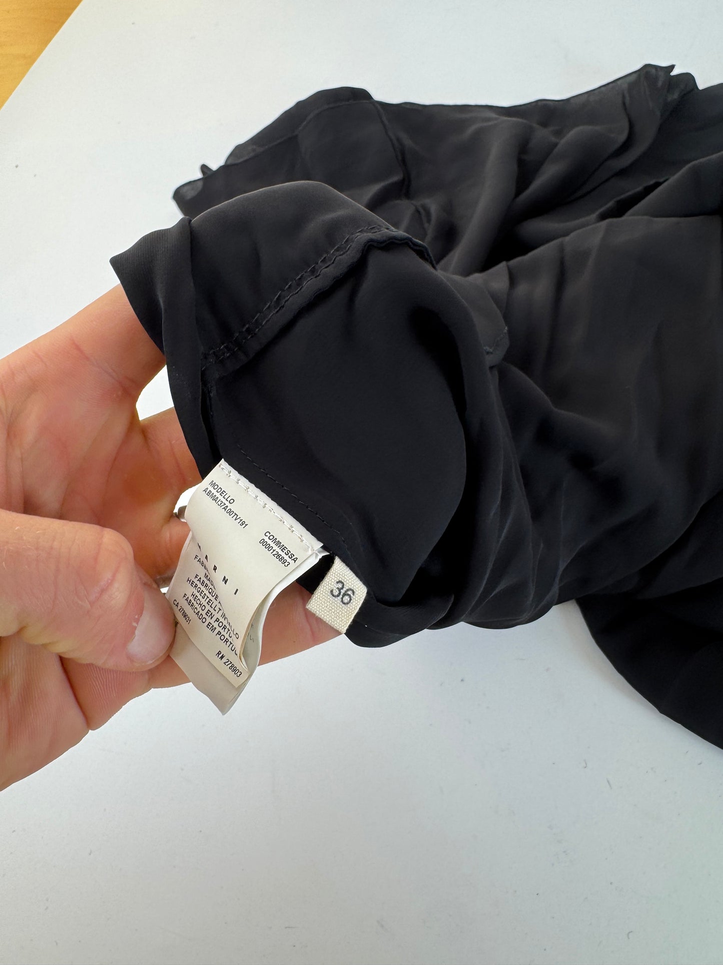 Vintage Marni Winter Edition 2010 Dress Black 36/S