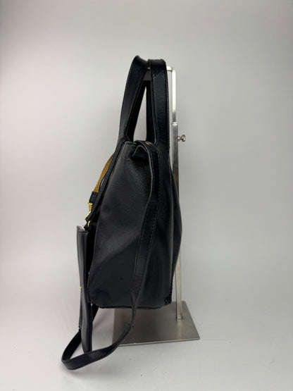 Sac à main Stella Mc Cartney en cuir vegan avec logo noir