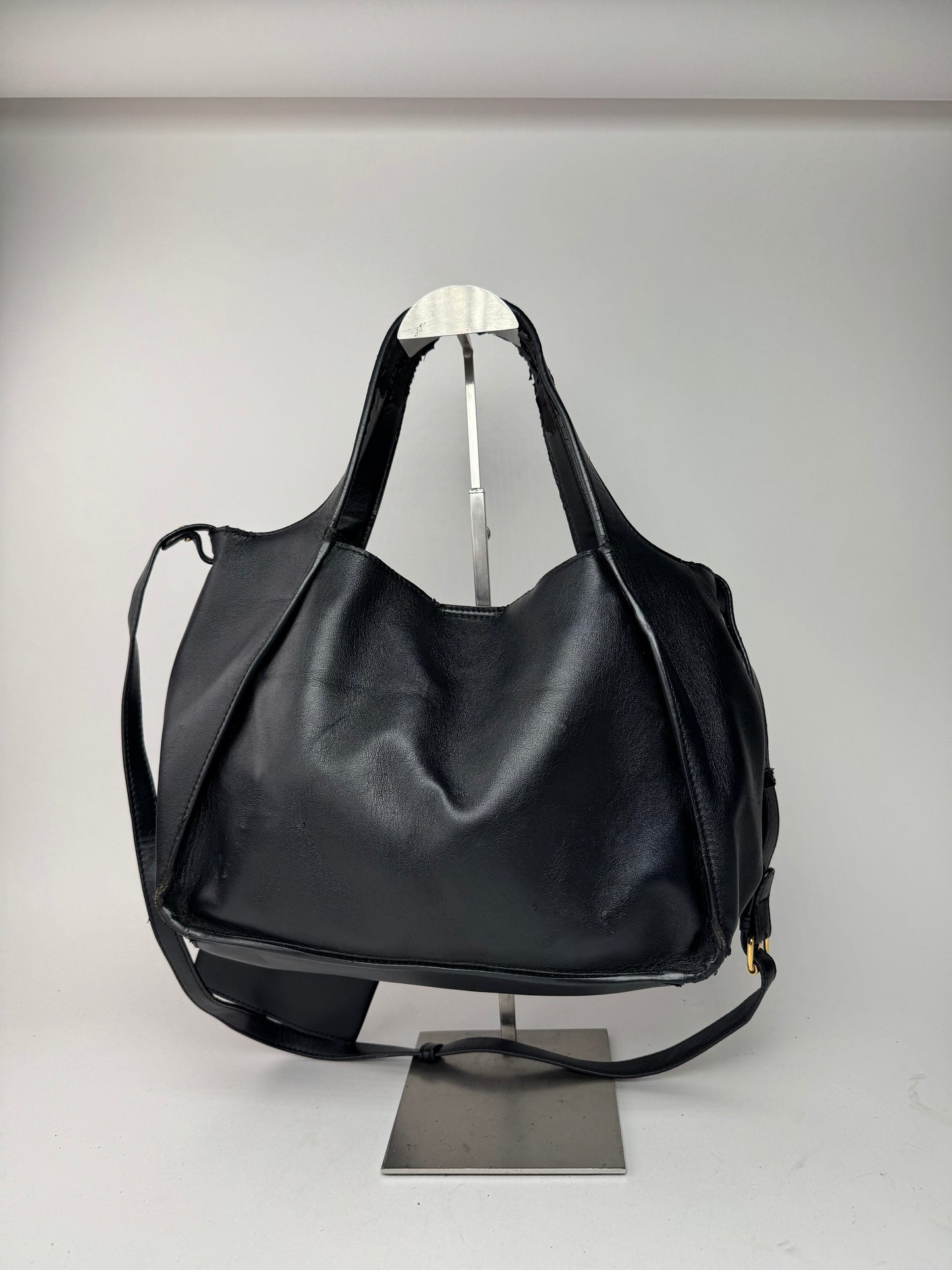 Sac à main Stella Mc Cartney en cuir vegan avec logo noir