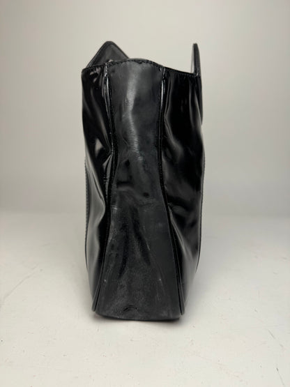 Vintage Emilio Pucci Patent leather Tote Bag black