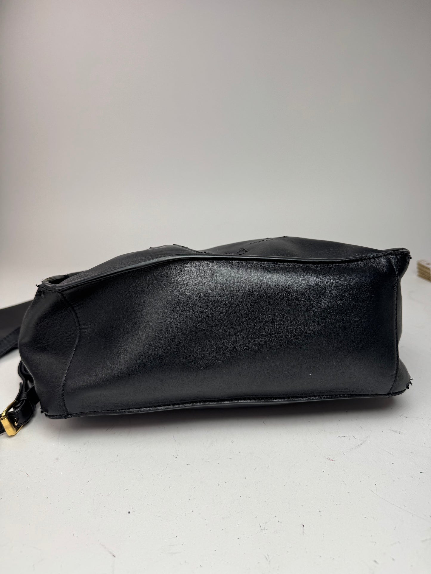 Sac à main Stella Mc Cartney en cuir vegan avec logo noir