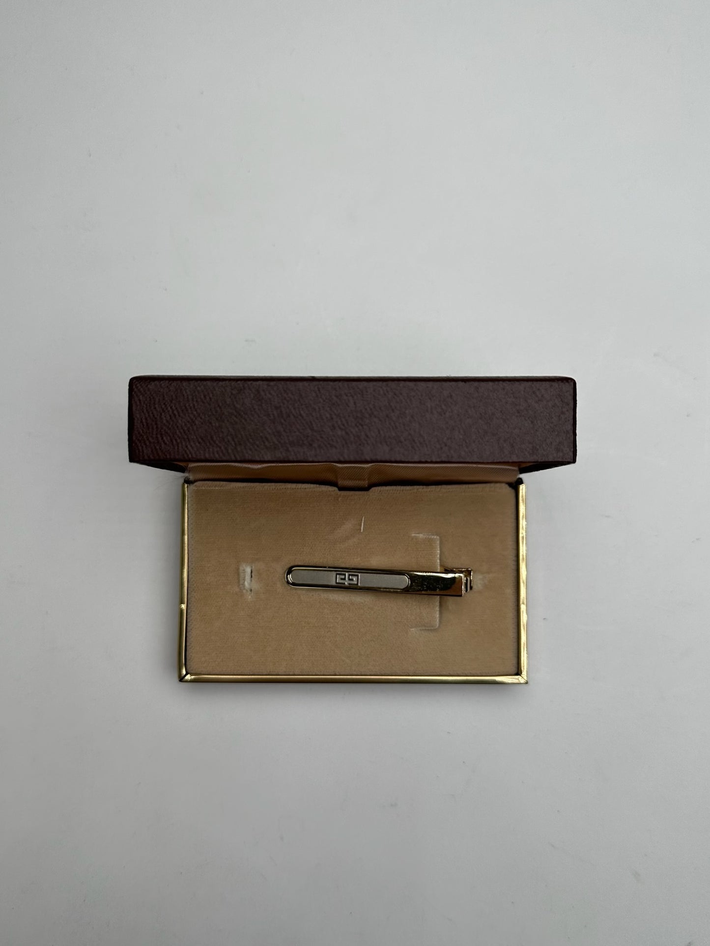 Vintage  Givenchy Steel Tie / Moneyclamp Golden