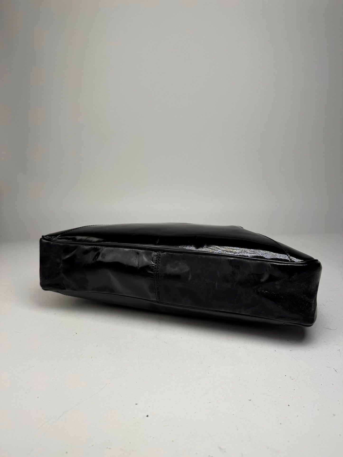 Vintage Emilio Pucci Patent leather Tote Bag black