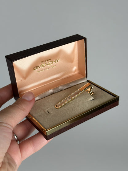 Vintage  Givenchy Steel Tie / Moneyclamp Golden