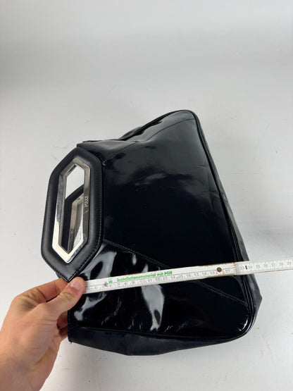 Vintage Emilio Pucci Patent leather Tote Bag black