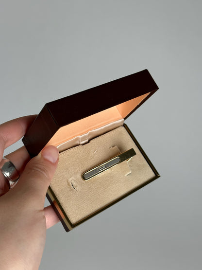 Vintage  Givenchy Steel Tie / Moneyclamp Golden