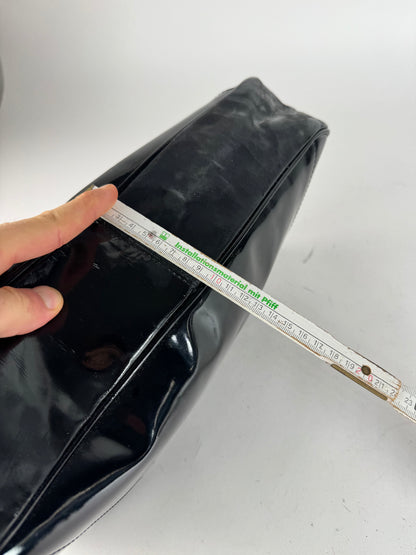 Vintage Emilio Pucci Patent leather Tote Bag black