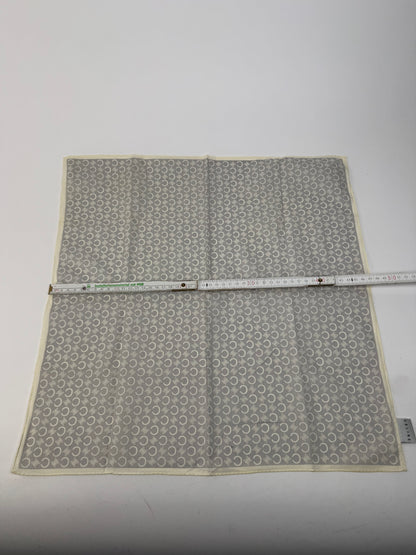 Vintage Celine Macadam Monogram Scarf white grey