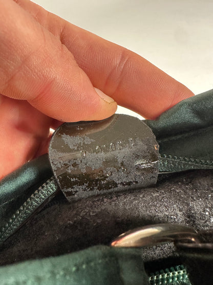 Vintage Gucci Polyester Leather Hand  Bag Green