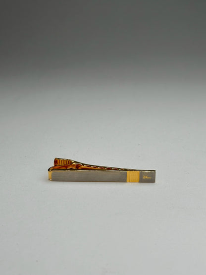Vintage Dior Steel Money/Tie Clamp golden