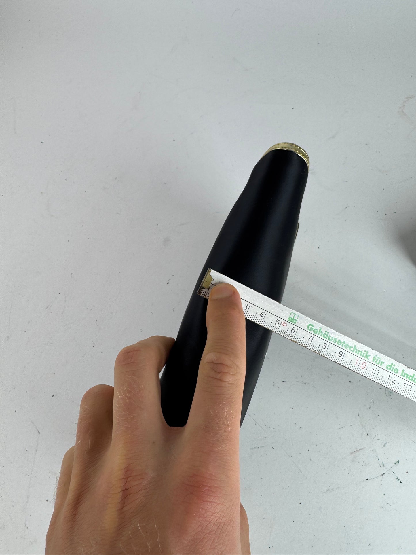 Vintage Givenchy Leather canvas clutch black gold