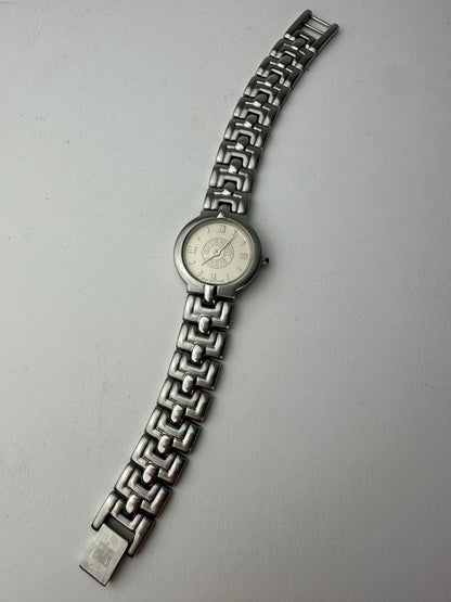 Vintage Givenchy Quartz Watch Silver White