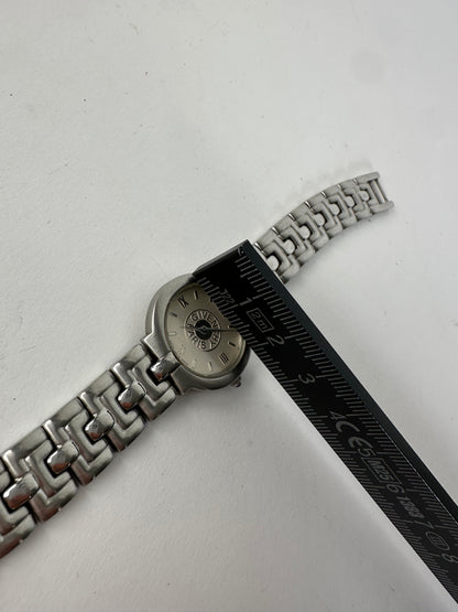 Vintage Givenchy Quartz Watch Silver White
