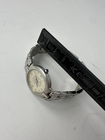 Vintage Givenchy Quartz Watch Silver White