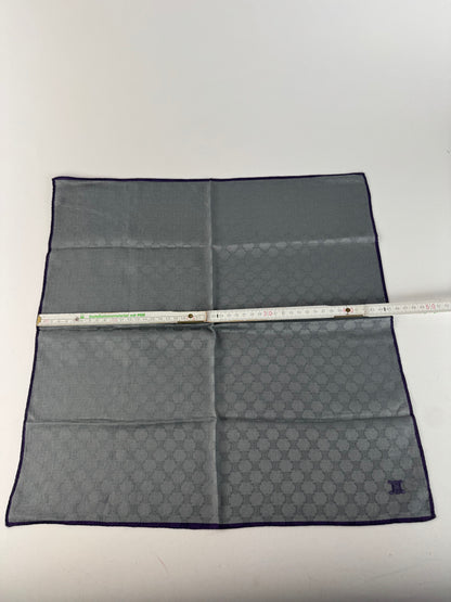 Vintage Celine Triomphe Monogram Scarf Grey black