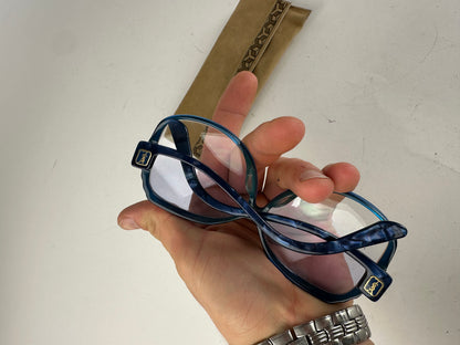 Vintage Yves Saint Laurent Oversized Sunglasses Blue