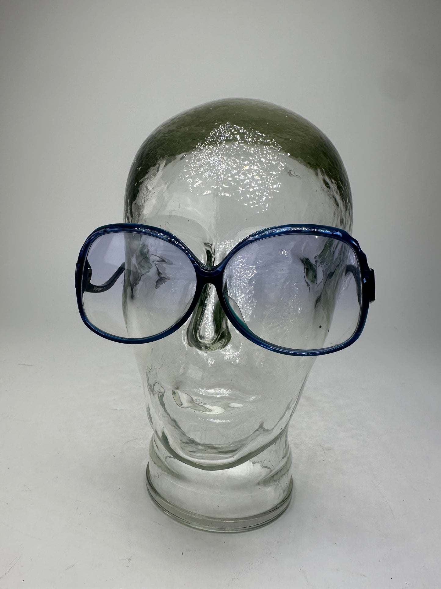 Vintage Yves Saint Laurent Oversized Sunglasses Blue