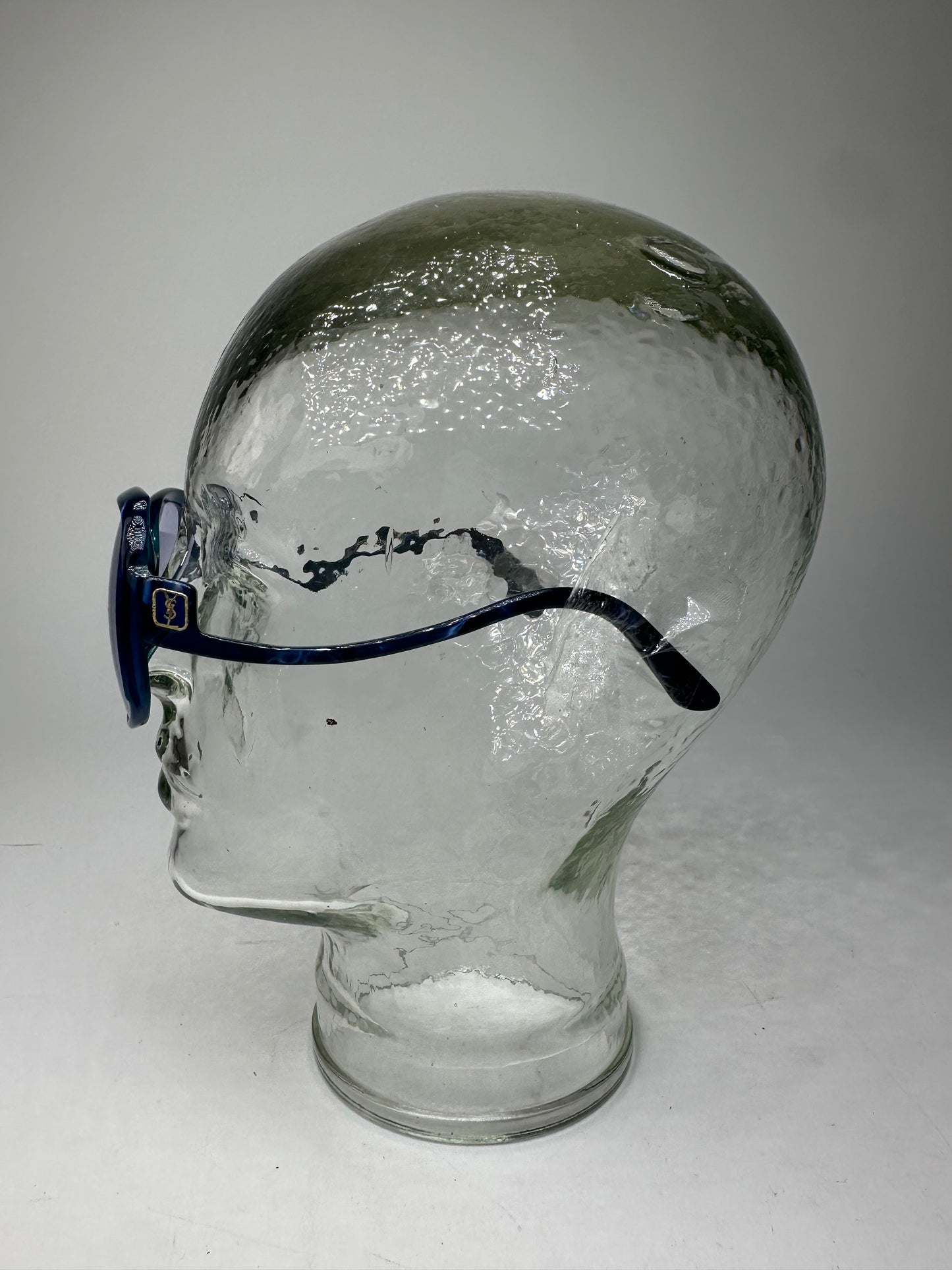 Vintage Yves Saint Laurent Oversized Sunglasses Blue