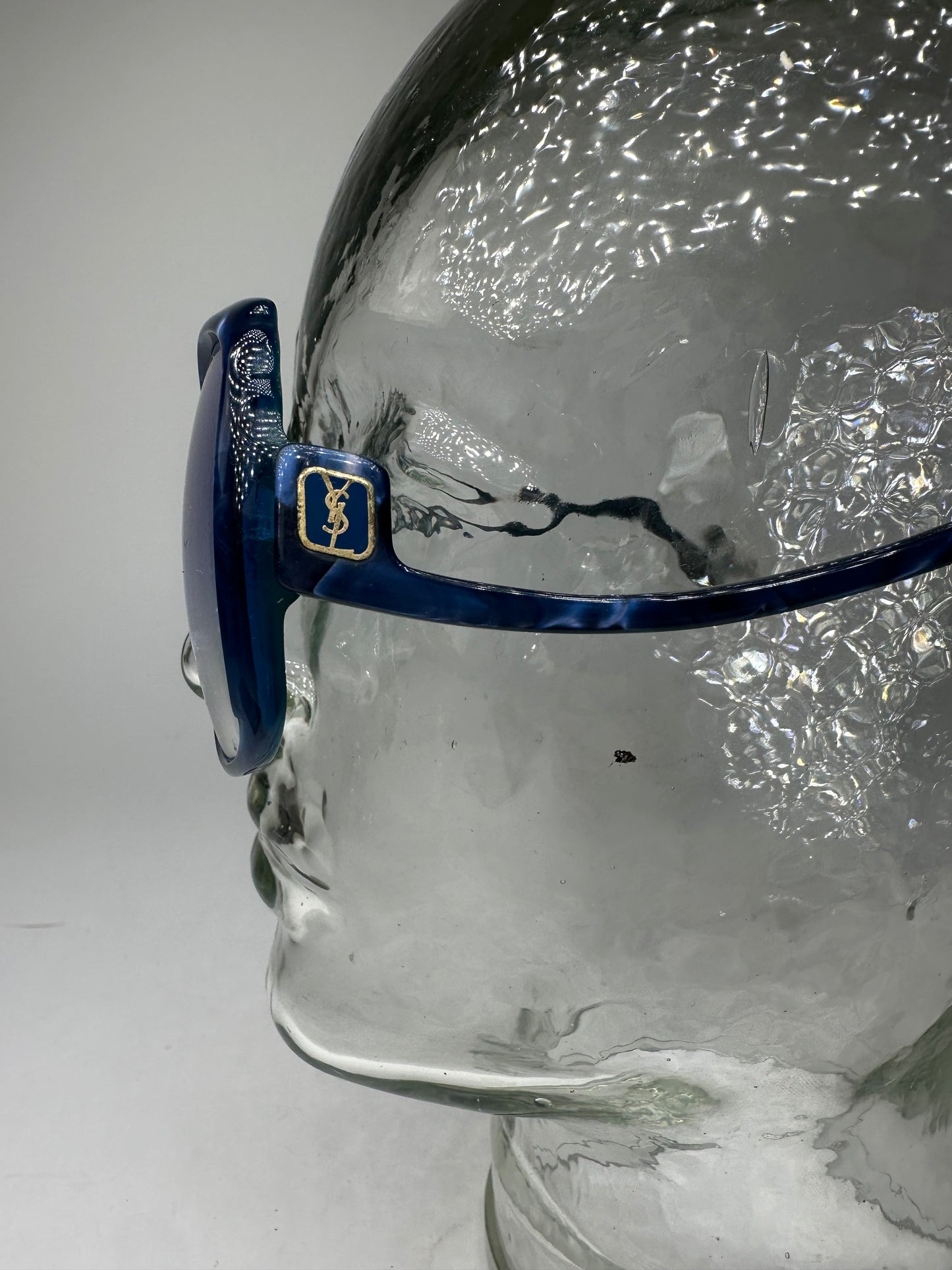 Vintage Yves Saint Laurent Oversized Sunglasses Blue