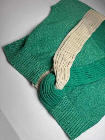 Vintage Dior Wool Top/Sweather Green Beige 38/M