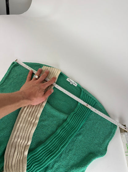 Vintage Dior Wool Top/Sweather Green Beige 38/M