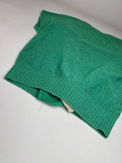 Vintage Dior Wool Top/Sweather Green Beige 38/M