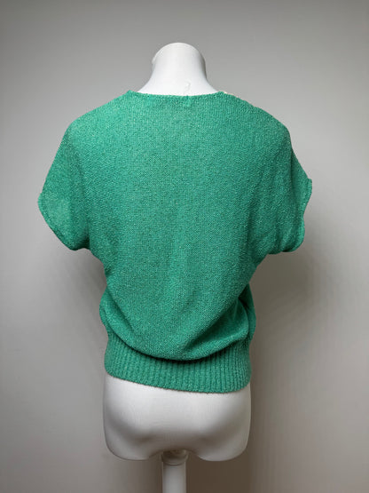 Vintage Dior Wool Top/Sweather Green Beige 38/M