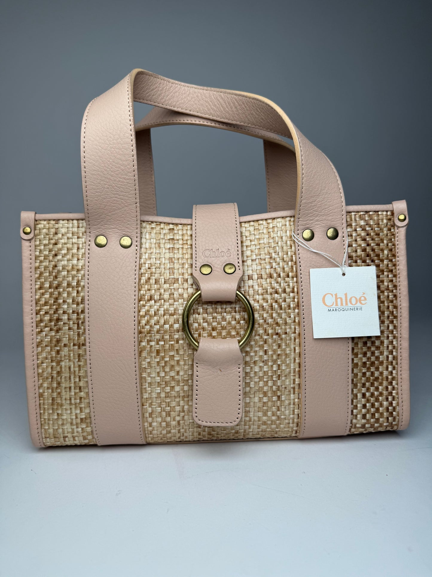 Vintage Chloe Handbag Beige Rose