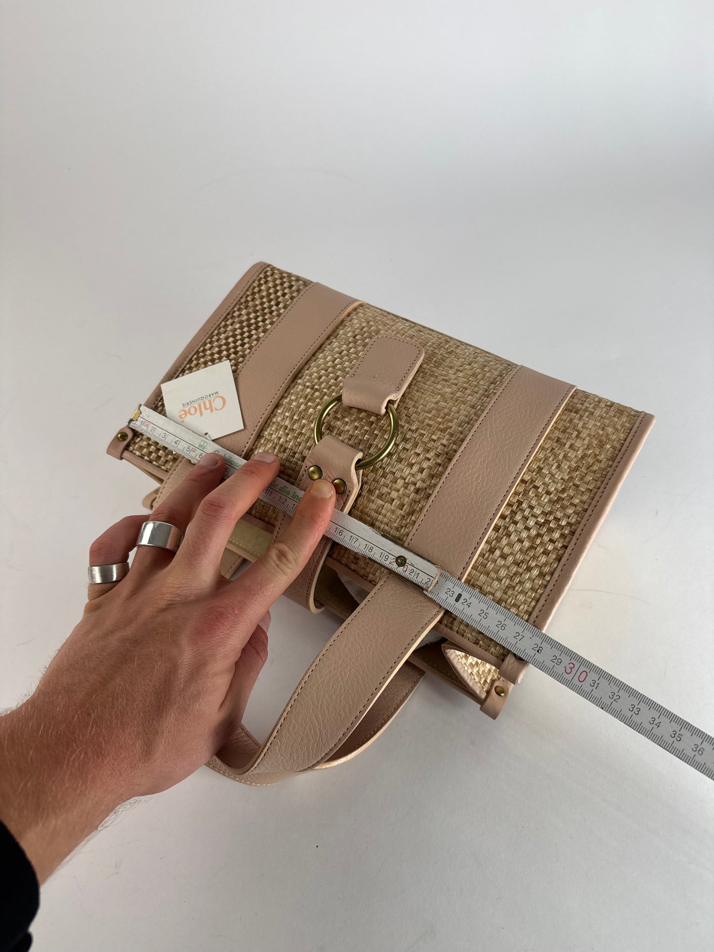 Vintage Chloe Handbag Beige Rose