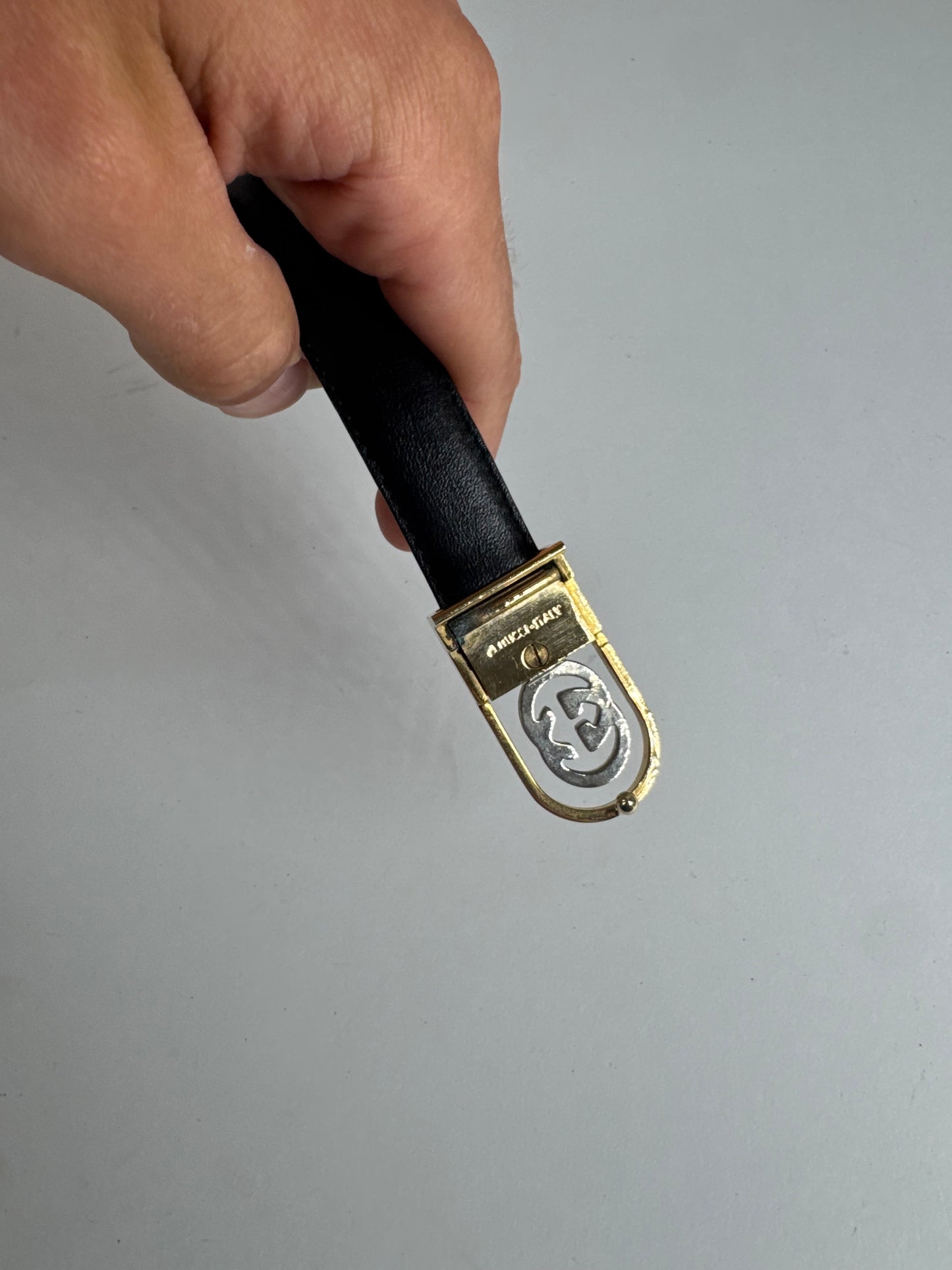 Vintage Gucci Leather belt Burgundy