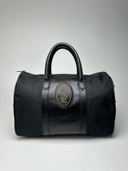 Vintage Yves Saint Laurent Leather Bag black