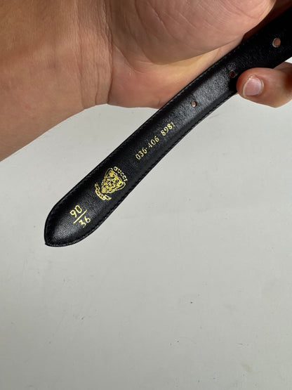 Vintage Gucci Leather belt Burgundy