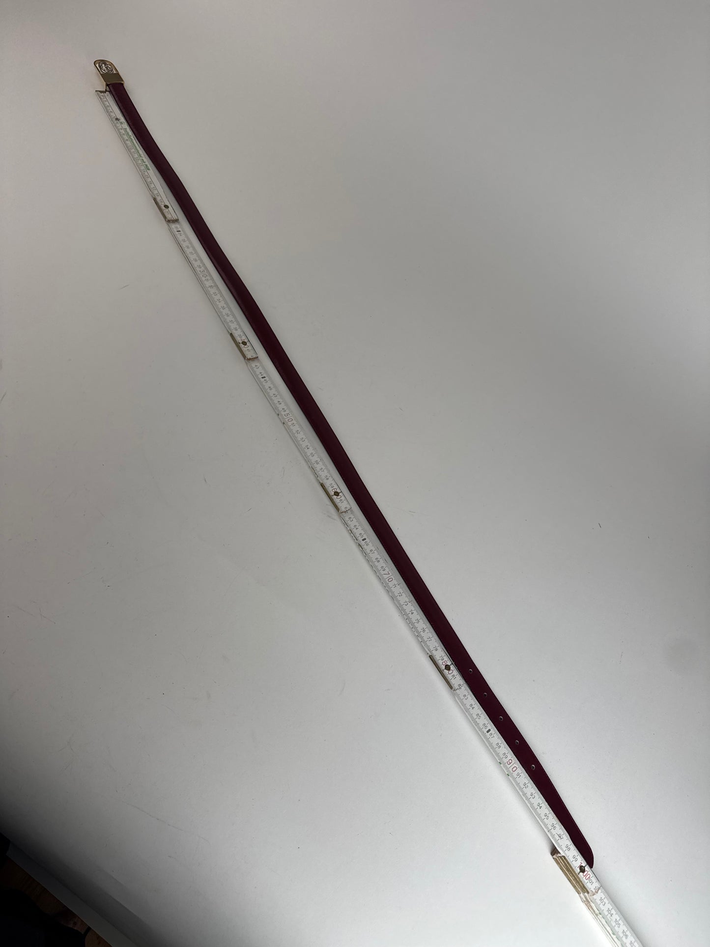 Vintage Gucci Leather belt Burgundy