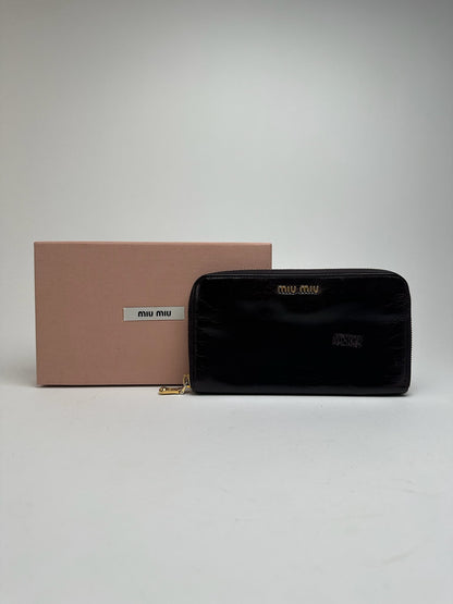 Vintage Miu Miu Leather wallet purple