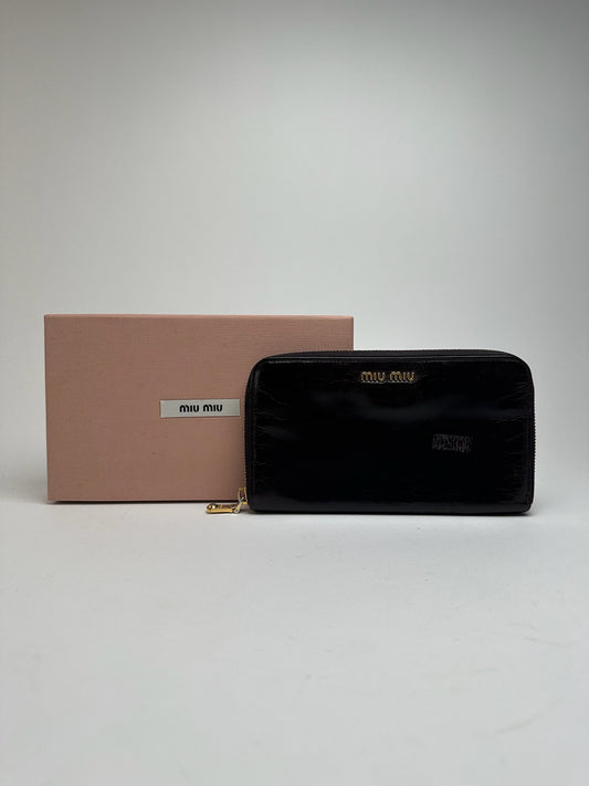 Vintage Miu Miu Leather wallet purple