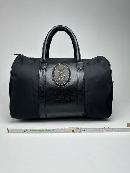 Vintage Yves Saint Laurent Leather Bag black