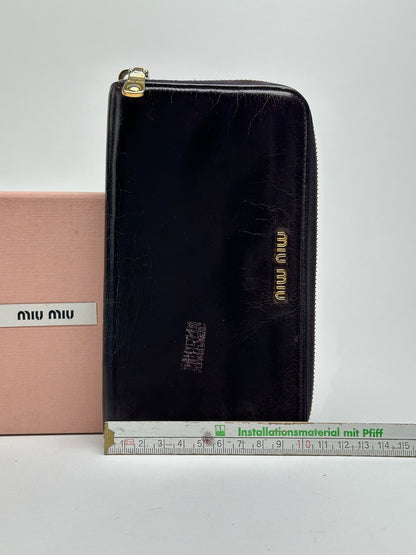 Vintage Miu Miu Leather wallet purple