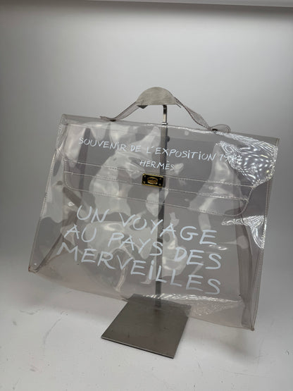 Vintage Hermes PVC Transparent Kelly Bag