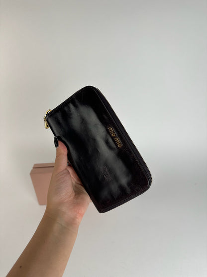 Vintage Miu Miu Leather wallet purple