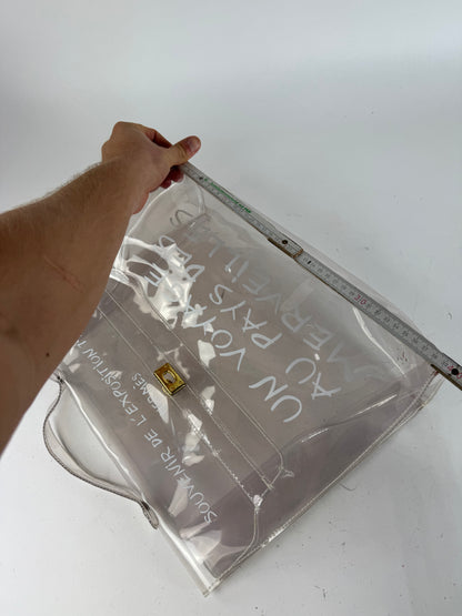 Vintage Hermes PVC Transparent Kelly Bag
