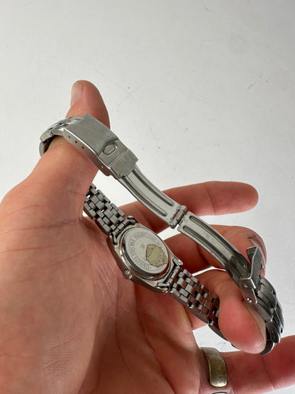 Vintage Givenchy Steel Quartz Watch Silver