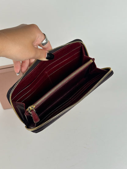 Vintage Miu Miu Leather wallet purple